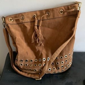 Brown hobo bag